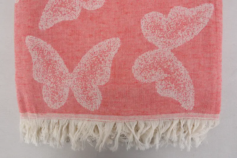 Soft towel, 68x36 Cotton Butterfly Pattern Towel, Custom Wedding Gift, Bridemaids Beach Towel, Cotton towel, Bride Gift, Beach Towel Personalized - 6