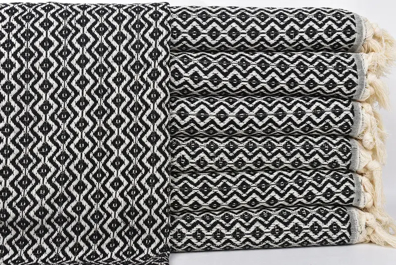 Onun için hediye, monogram mutfak havlu, kişiselleştirilmiş bulaşık havlu, en iyi arkadaş hediye fikirleri, 36x18 pamuklu elmas havlu, Türk havlu el havlu - 1