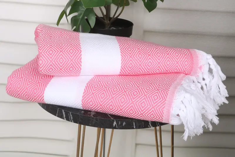 Gift For Wedding Day, Custom Towel Beach, 70x40 Cotton Diamond Towel, Memorial Gift, Yoga Towel, Best Friend Gift, Peshtemal Towel, Beach towel - 3