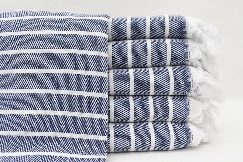 Custom Beach Towel, Beach Towel Bulk, Sand-free towel, Gift For Mom, Monogram Beach Towel, 70x40 Cotton Striped Towel, Organic Beach Towel - 5