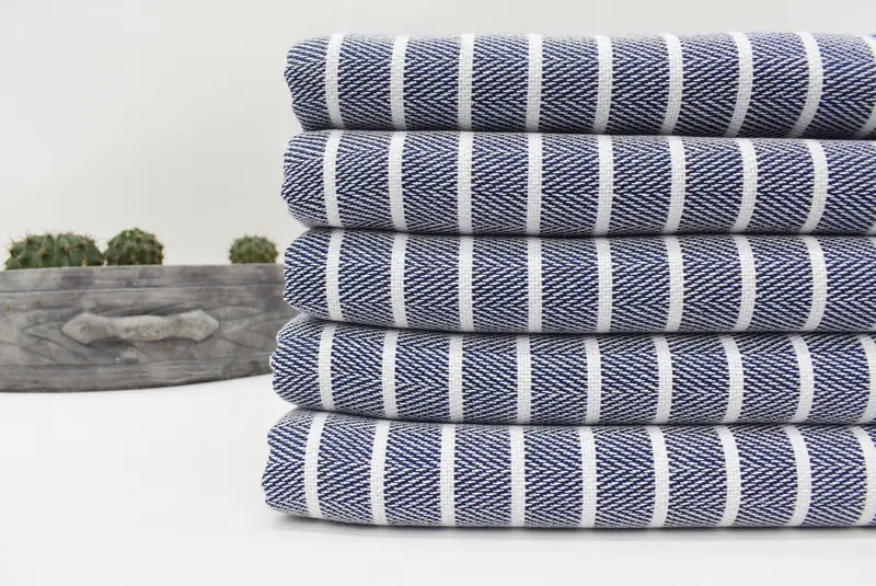 Custom Beach Towel, Beach Towel Bulk, Sand-free towel, Gift For Mom, Monogram Beach Towel, 70x40 Cotton Striped Towel, Organic Beach Towel - 7