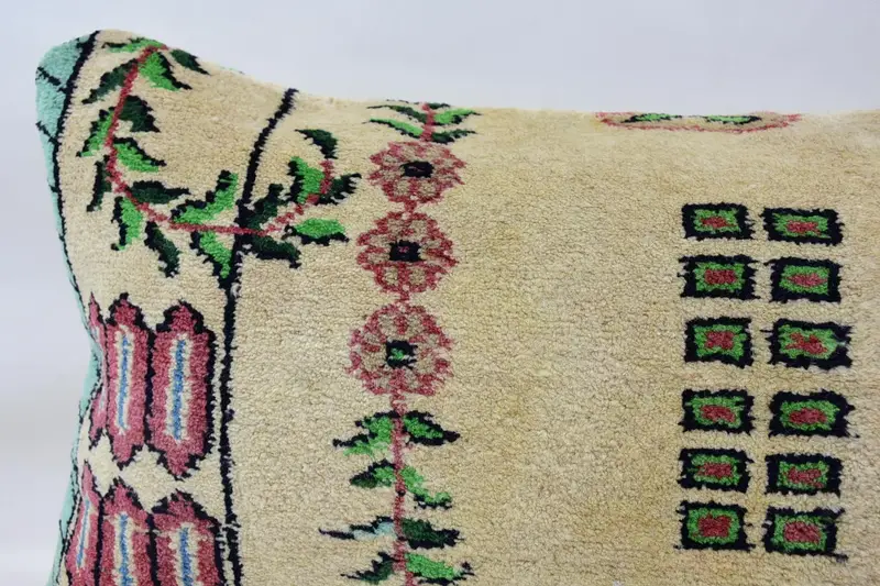 Custom Cushion, 16x36 Beige Cushion Cover, Boho Pillow, Gift Pillow, Pillow, Kilim Cushion Sham, Neutral Cushion, Pastel Pillow Sham - 2