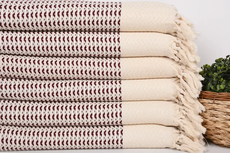 Personalized Turkish Towel, Handmade Gift, Family Gift, Beach Towel Personalized, Beach towel, Organic Beach Towel, 76x40 Cotton Diamond Towel - 2