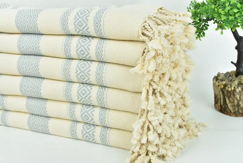Personalized Turkish Towel, Housewarming Gift, Bachelorette Party Decorations, Turkish Towel Set, 70x36 Cotton Diamond Towel, Xmas Gifts, Gym Towel - 3