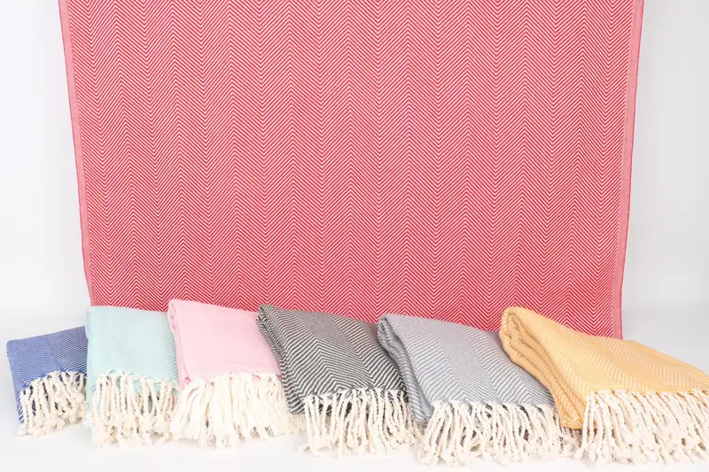 Bachelorette Party Favor, Luxury towel, Travel Towel, 70x40 Cotton Herringbone Towel, Beach Size Towel, Holiday Towel, Best Beach Towel, Summer Gift - 8