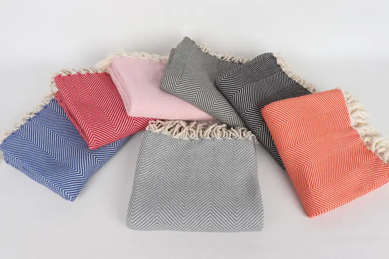 Bachelorette Party Favor, Luxury towel, Travel Towel, 70x40 Cotton Herringbone Towel, Beach Size Towel, Holiday Towel, Best Beach Towel, Summer Gift - 3