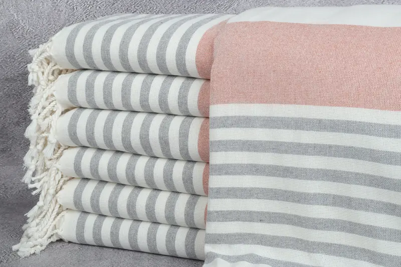 Bride Gift, 68x36 Cotton Striped Terry Towel, Bachelor Bachelorette Party Favors, Sand-resistant towel, Custom Bath Towel, Personalized Wedding Gift - 1