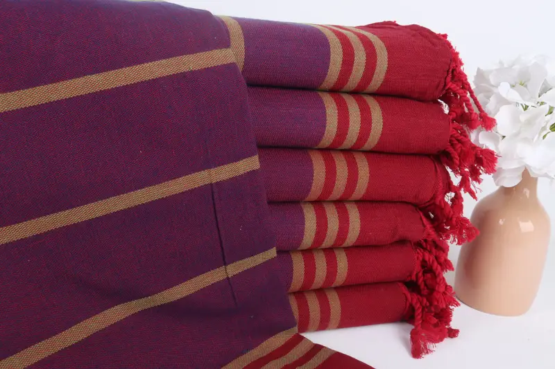 68x32 Cotton Striped Towel, Guest Towel, Custom Bath Towel, Girls Weekend Favors, Family Gift, Best Friend Gift, Wedding Favors, Quick-dry peshtemal - 1