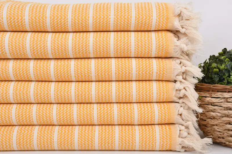 Personalized Wedding Gift, Valentines Gift, Embroidered Towel, 70x40 Cotton Striped Towel, Bachelor Towel, Quick-dry peshtemal, Peshtemal Towel - 2