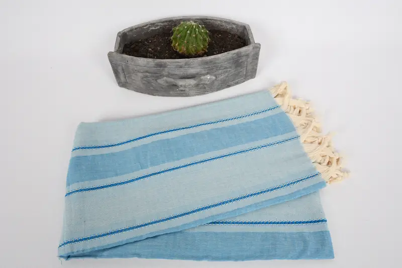 Unique Wedding Gift, 68x40 Cotton Striped Towel, Home Decor Towel, Embroidered Towel, Travel Towel, Bath towel, Bachelor Bachelorette Party Favors - 5