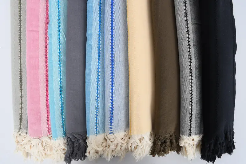 Unique Wedding Gift, 68x40 Cotton Striped Towel, Home Decor Towel, Embroidered Towel, Travel Towel, Bath towel, Bachelor Bachelorette Party Favors - 4