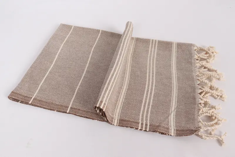Custom Hand Towel, Wedding Gift Ideas, Holiday Towel, 36x24 Cotton Striped Towel, Organic Towel, Best Friend Gift, Personalized Gift, Kitchen Towel - 6