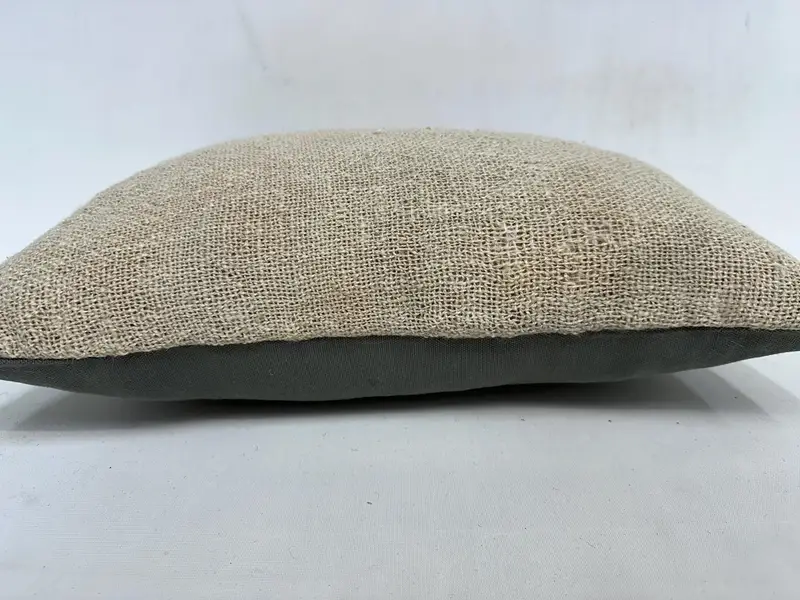 Yoga -Kissenbedeckung, Kissen für Sofa, 12x20 Beige Kissen Schein, ethnischer Kilimteppichkissen, Ikat -Kissen, Kissenbedeckung, Kilimkissen werfen - 5