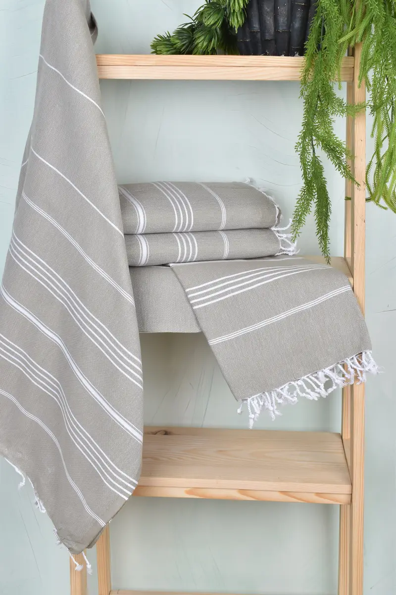 70x40 Cotton Striped Towel, Bachelorette Party Gifts, Monogrammed Beach Towel, Custom Wedding Gift, Personalized Gift, Anniversary Gift For Her - 6