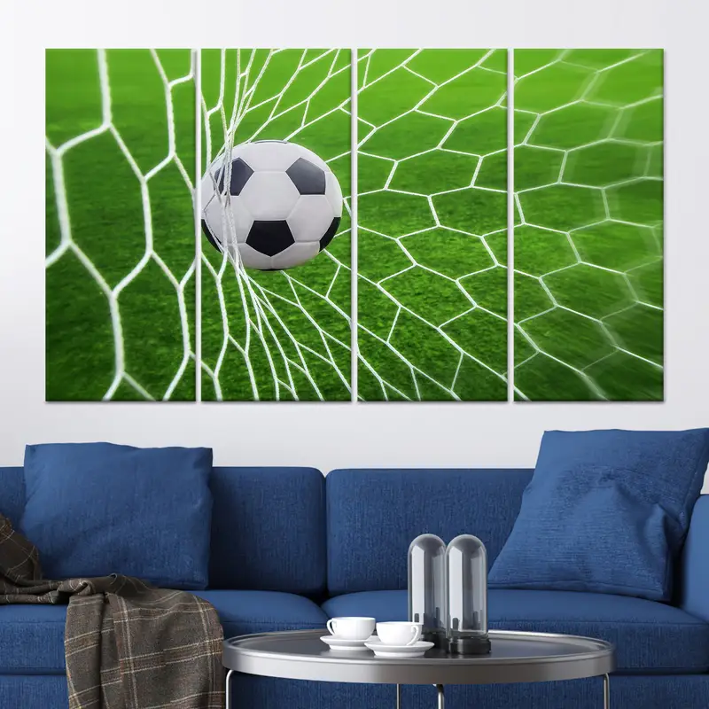 Sanatsal Futbol Kanvası: Erkek Odanızı veya Man Cave'inizi Yükseltin