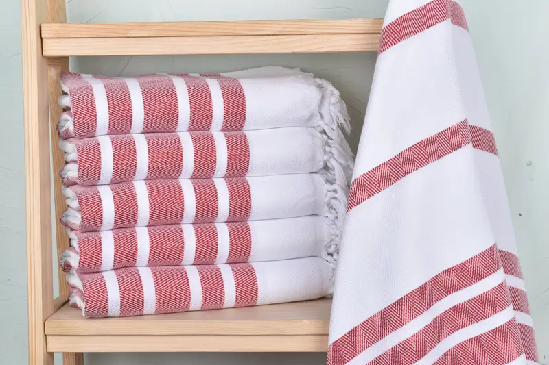 Wedding Towel, Bath towel, Unique Wedding Gift, Turkish Towel Personalized, 68x36 Cotton Chevron Towel, Peshtemal, Custom Towel, Bridal Shower Gift - 2