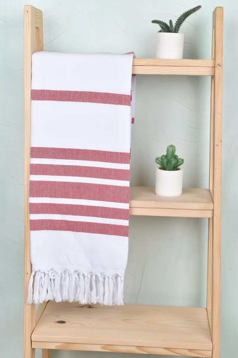 Wedding Towel, Bath towel, Unique Wedding Gift, Turkish Towel Personalized, 68x36 Cotton Chevron Towel, Peshtemal, Custom Towel, Bridal Shower Gift - 8