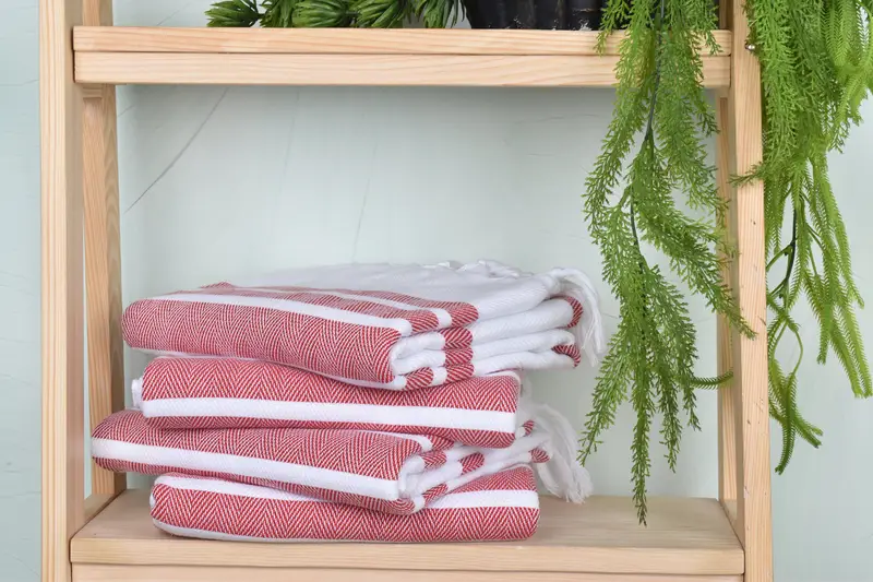 Wedding Towel, Bath towel, Unique Wedding Gift, Turkish Towel Personalized, 68x36 Cotton Chevron Towel, Peshtemal, Custom Towel, Bridal Shower Gift - 7