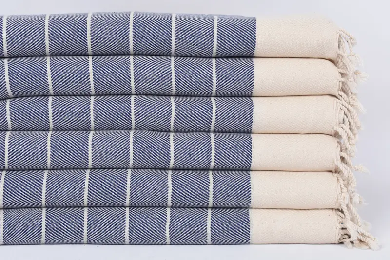 Personalized Gifts, 36x16 Cotton Striped Towel, Wedding Gift, Turkish Towel Monogram, Housewarming Gift, Embroidery Towel, Gift Towel, Kitchen Towel - 3