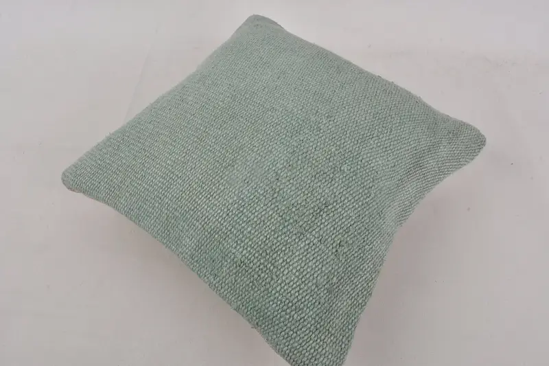 Kilim Pillow, Vintage Kilim Pillow, Vintage Pillow, 12x12 Gray Cushion Cover, Rustic Cushion Cover, Cushion Case, Customized Pillow - 6