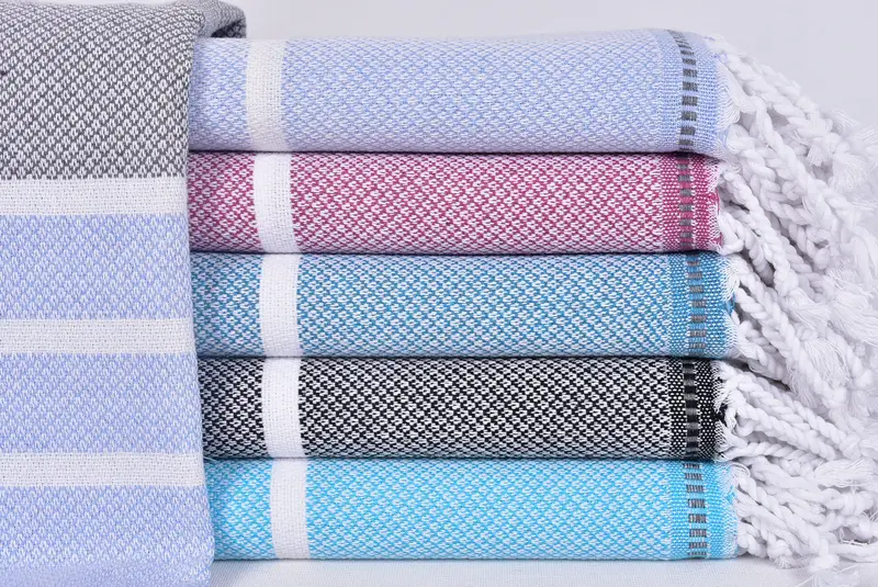 Wedding Anniversary Gift, Gifts For Him, Bachelor Gifts, 68x40 Cotton Striped Towel, Wedding Shower Gift, Unique Wedding Gift, Turkish Towel USA - 1