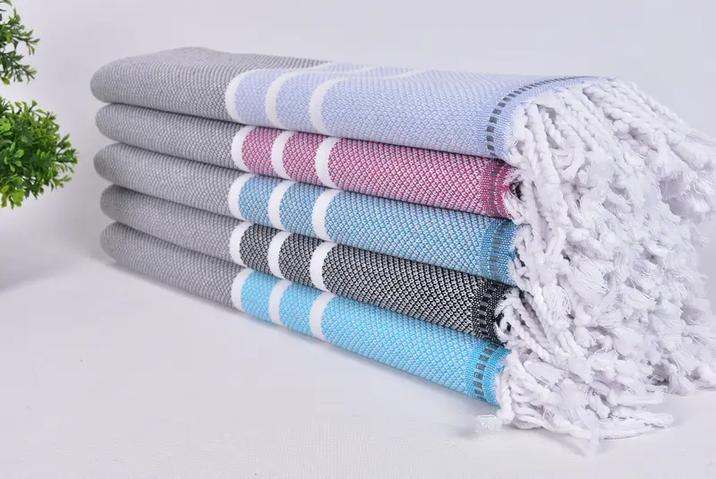 Wedding Anniversary Gift, Gifts For Him, Bachelor Gifts, 68x40 Cotton Striped Towel, Wedding Shower Gift, Unique Wedding Gift, Turkish Towel USA - 3