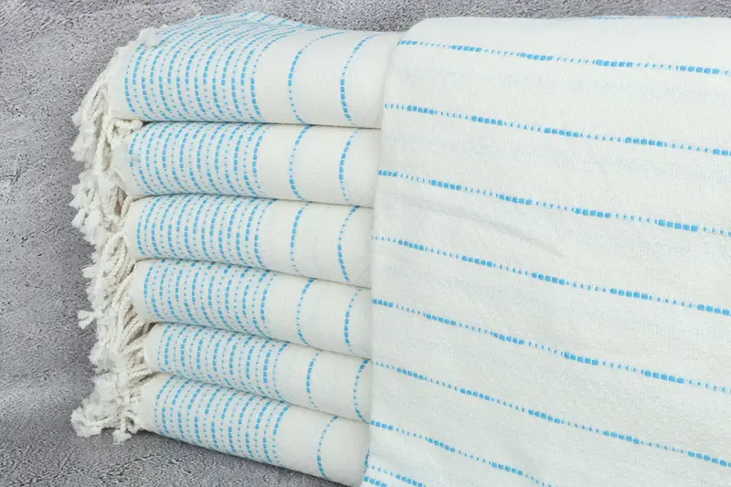 Personalize Gift, Towel With Name, Bridal Shower Gift, Bachelor Bachelorette Party Favors, 70x38 Cotton Striped Design Towel, Bridesmaid Gift - 1