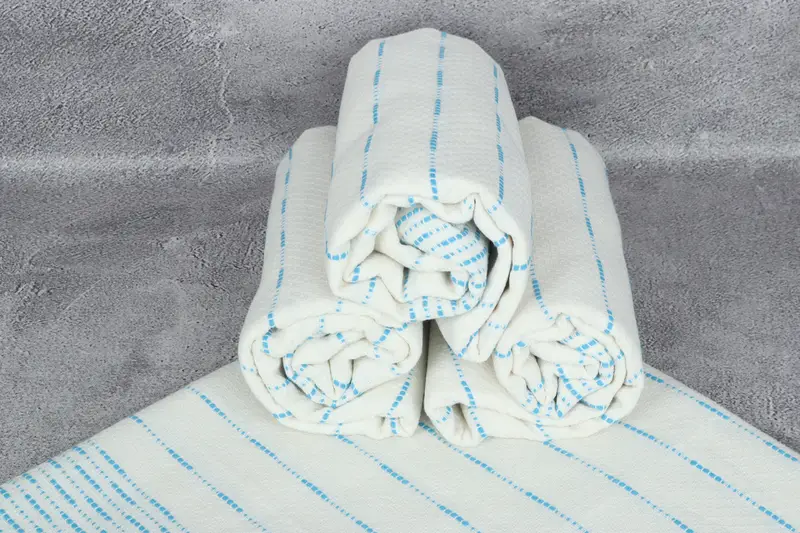 Personalize Gift, Towel With Name, Bridal Shower Gift, Bachelor Bachelorette Party Favors, 70x38 Cotton Striped Design Towel, Bridesmaid Gift - 8