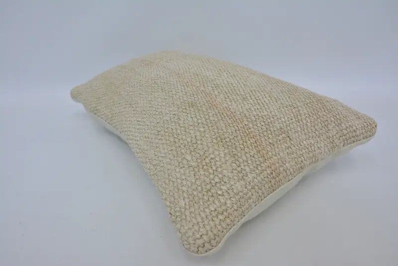 Pillow for Couch, Kilim Pillow, Pillow Cover, 12x20 Beige Cushion, Tribal Pillow Cover, Outdoor Throw Pillow, Boho Pillow Sham Cover - 6
