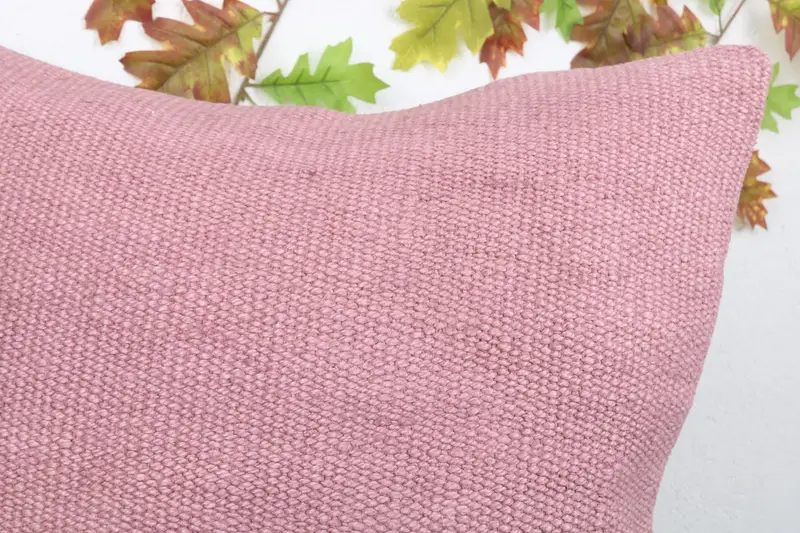 Pillow for Couch, Luxury Pillow Cover, Turkish Rugs Pillow Sham, Gift Pillow, 24x24 Pink Pillow Case, Pillow, Handmade Kilim Cushion - 5