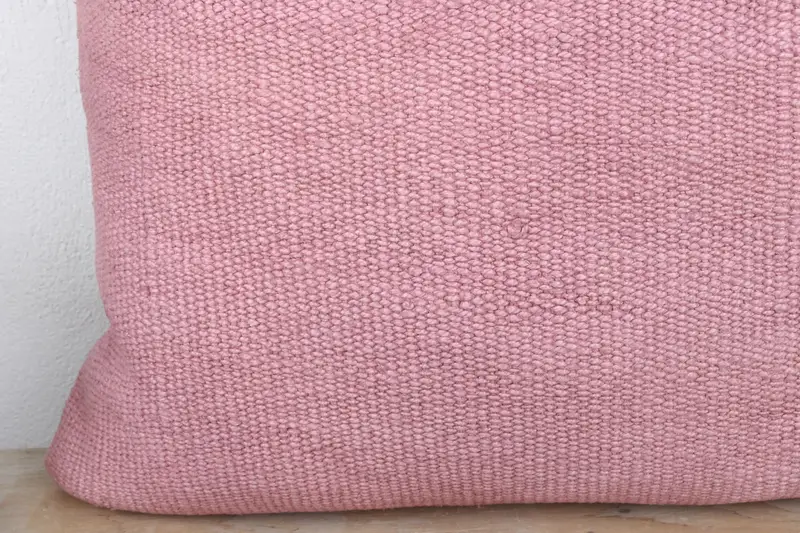 Pillow for Couch, Luxury Pillow Cover, Turkish Rugs Pillow Sham, Gift Pillow, 24x24 Pink Pillow Case, Pillow, Handmade Kilim Cushion - 2