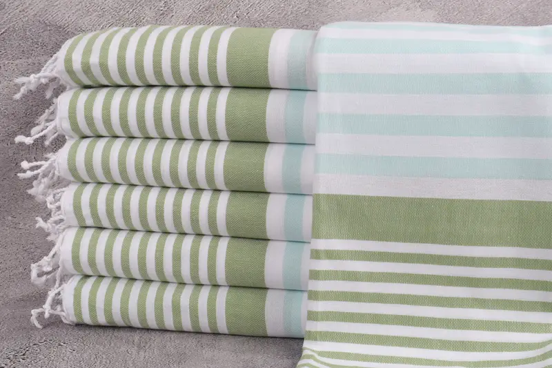 68x36 Cotton Striped Towel, Valentines Day Gift Idea, Quick-Dry Beach Towel, Beach Towel Monogram, Monogram Beach Towel, Monogram Turkish Towel - 1