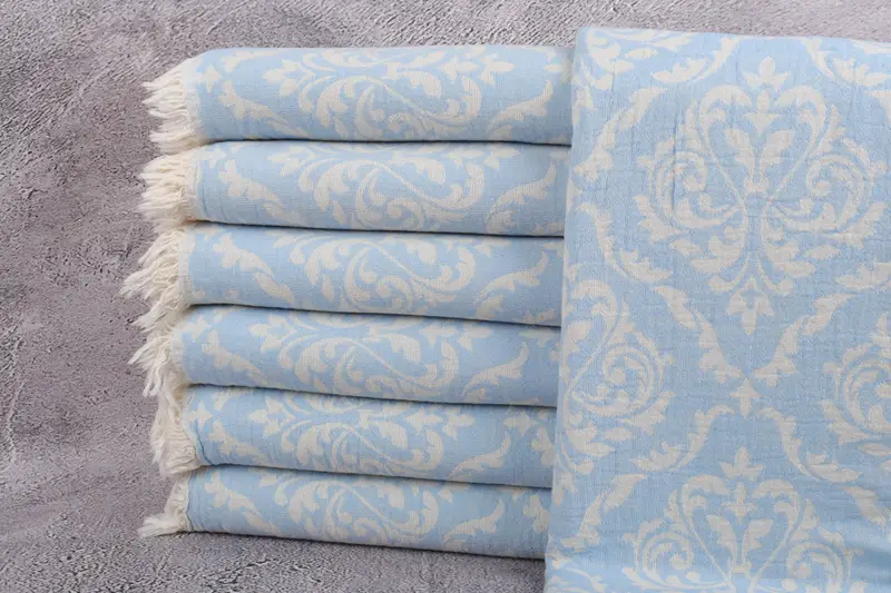 Grandma Gift, Gift For Her, 68x36 Cotton Baroque Towel, Personalized Wedding Gift, Handmade Gift, Traditional Turkish peshtemal for hammam - 2