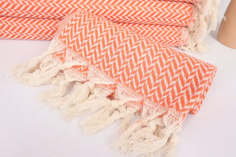 Wedding Gifts Towel, Wedding Gift, Turkish Hand Towel, Bridesmaid Gifts, Bachelor Towel, 36x18 Cotton Chevron Towel, Wedding Hand Made Gift - 4