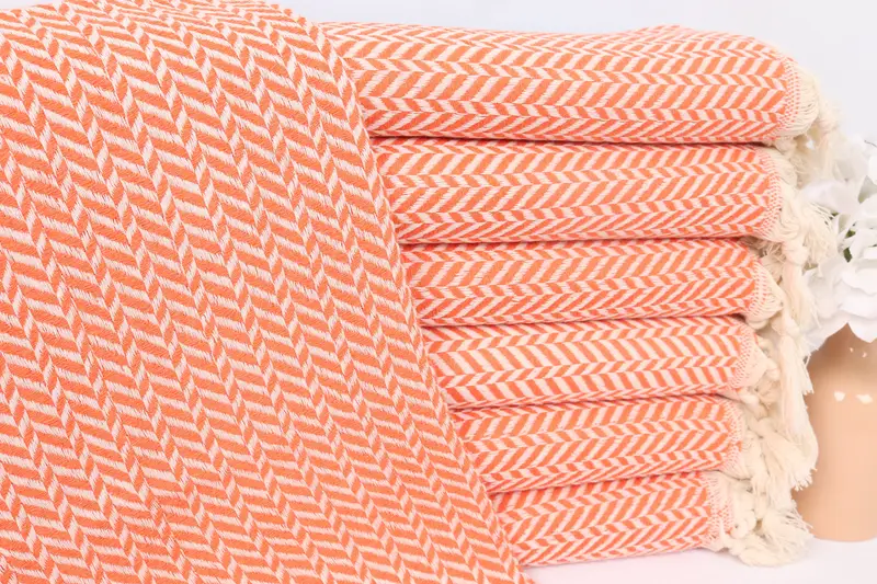 Wedding Gifts Towel, Wedding Gift, Turkish Hand Towel, Bridesmaid Gifts, Bachelor Towel, 36x18 Cotton Chevron Towel, Wedding Hand Made Gift - 1