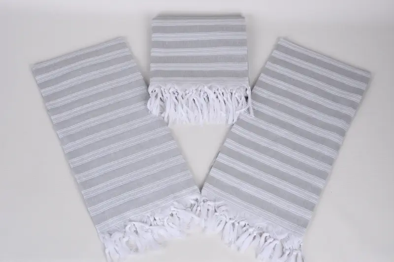 Sand-resistant towel, 70x40 Cotton Striped Towel, Bachelorette Party Gifts Bridesmaids, Anniversary Gift For Her, Personalized Wedding Gift - 6