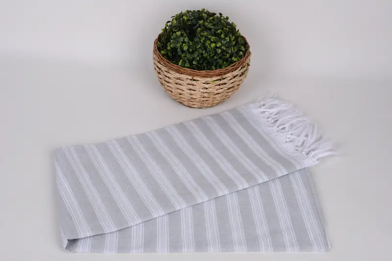 Sand-resistant towel, 70x40 Cotton Striped Towel, Bachelorette Party Gifts Bridesmaids, Anniversary Gift For Her, Personalized Wedding Gift - 4