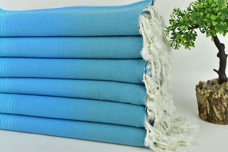 68x36 Cotton Striped Towel, Customized Turkish Towel, Bridesmaid Gift, Gift For Boyfriend, Beach Towel Bulk, Beach Size Towel, Gift For Her - 3