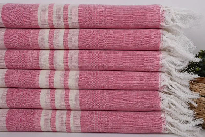 Custom Wedding Towel, Custom Wedding Gifts, 68x40 Cotton Striped Towel, Grandma Gift, Turkish bath towel, Turkish Towel Set, Bachelorette Gifts - 2
