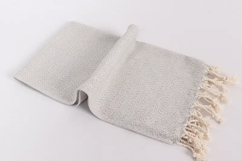 Small Bath Towels, Employee Gifts, Wedding Favors, Gym Towel, 36x18 Cotton Zigzag Diamond Towel, Monogram Turkish Bath Towel, Personalized Gifts - 6