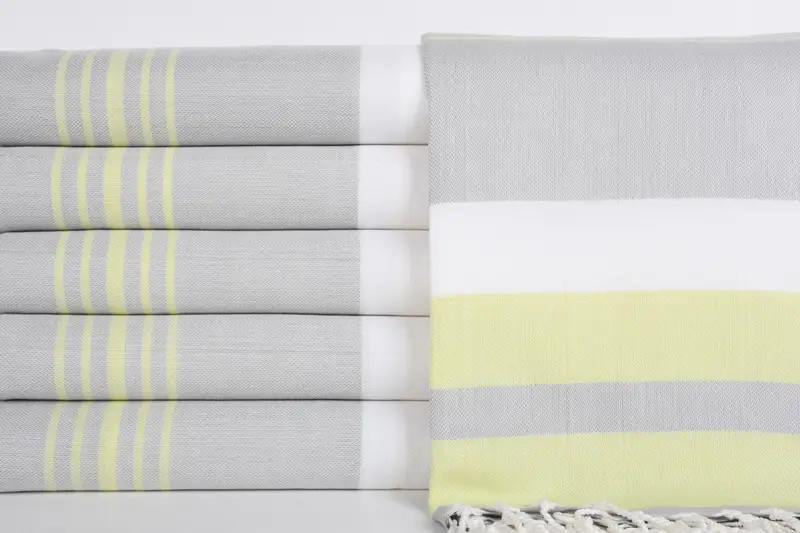 Gift For Him, Wedding Towel, Turkish towel, 70x40 Cotton Striped Towel, Large Turkish Towel, Thin and lightweight Turkish peshtemal, Birthday Gift - 1