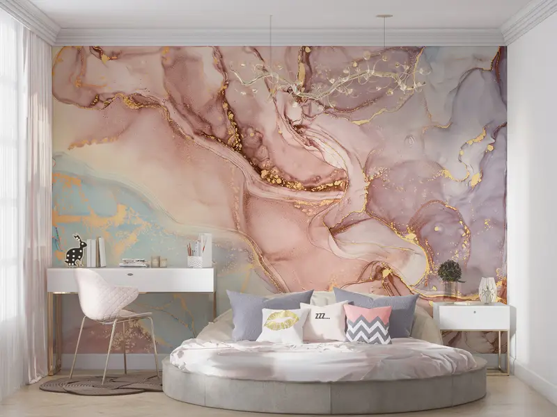 Modern Wall Painting, 3d Wall Paper, Abstract Wall Painting, Wall Paper Peel and Stick, Modern Wall Paper, Marble Wall Art, - 3