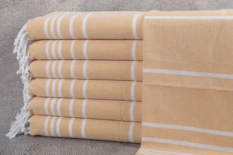 Turkish Hand Towel, Monogram Turkish Bath Towel, Monogram Hand Towel, Bridal Gifts, 38x18 Cotton Striped Towel, Monogrammed Hand Towel, Gift For Her - 1