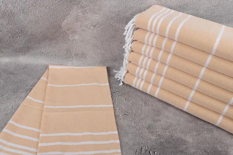 Turkish Hand Towel, Monogram Turkish Bath Towel, Monogram Hand Towel, Bridal Gifts, 38x18 Cotton Striped Towel, Monogrammed Hand Towel, Gift For Her - 2