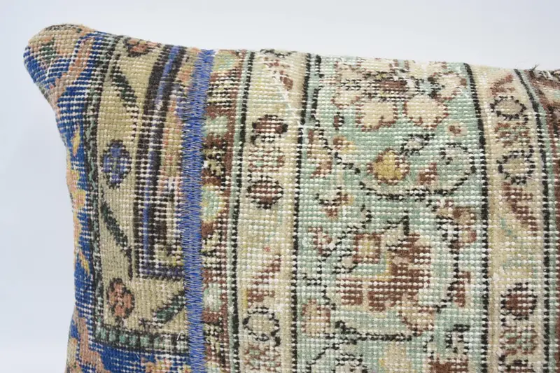 Decorative Cushion Case, Pillow, Gift Pillow, 16x36 Beige Cushion, Interior Designer Pillow, Handmade Kilim Cushion, Turkish Rugs Cushion - 2