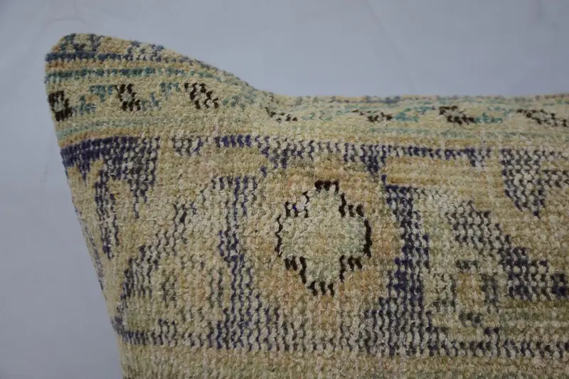 Cushion Case, Gift Pillow, 32x32 Beige Pillow, Pillow for Couch, Personalized Gift Pillow Pillow Cover, Ethnical Kilim Rug Pillow - 3