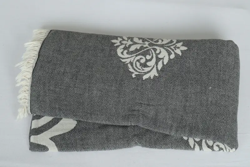 Bachelorette Gifts, Bachelorette Large Towel, 70x60 Cotton Baroque Towel, Bride Gift, Wedding Favors, Woven Throw Blanket, Turkish Blanket Throw - 6