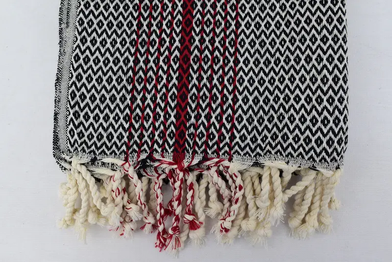 Bestes Strandhandtuch, Schaltuch, maßgeschneiderte Handtücher, Hauswarming -Geschenk, Junggesellengeschenke, 70 x 40 Baumwolldiamanttuch, Baumwolltuch, Peshtemal -Handtuch - 4