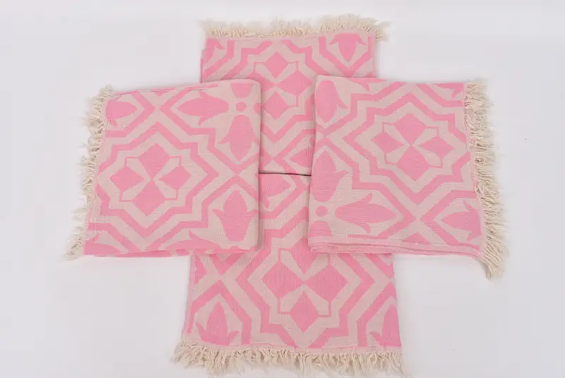 Gift Towel, Gift For Wedding Day, Personalized Hand Towel, Monogram Kitchen Towel, 40x24 Cotton Tulip Patterned Towel, Turkish Towel Hand Towel - 7