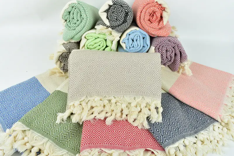 Monogram mutfak havlu, el yapımı hediye, banyo havlu, 36x20 pamuklu elmas havlu, kişiselleştirilmiş hediyeler, hediye kutuları çay havlu, kız gezisi parti lehine - 6